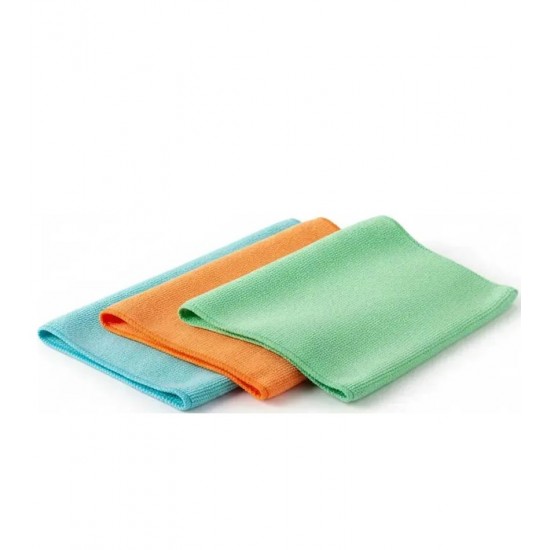 Jogo 3 Panos 30Cm Para Limpeza Microfibra